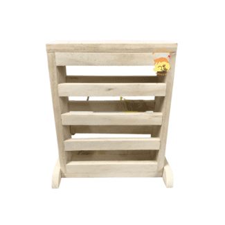 Soporte de heno en madera para conejos