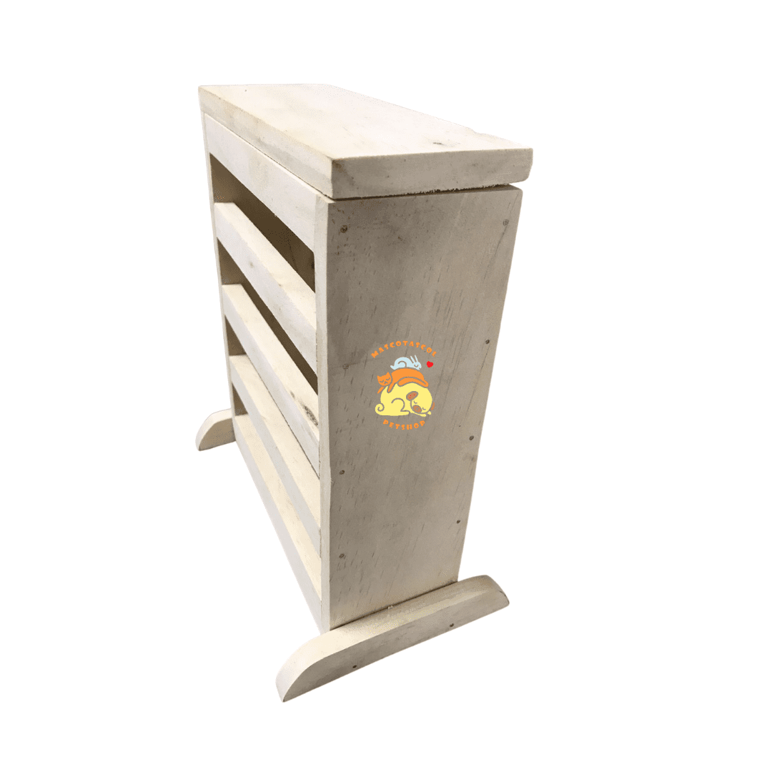 Henera en madera para conejos henera para mantener heno fresco