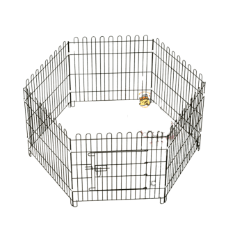 habitat controlado para mascotas, corral para cobayas