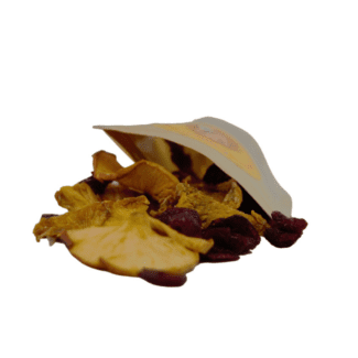 frutas deshidratadas, snacks saludables para cobayas