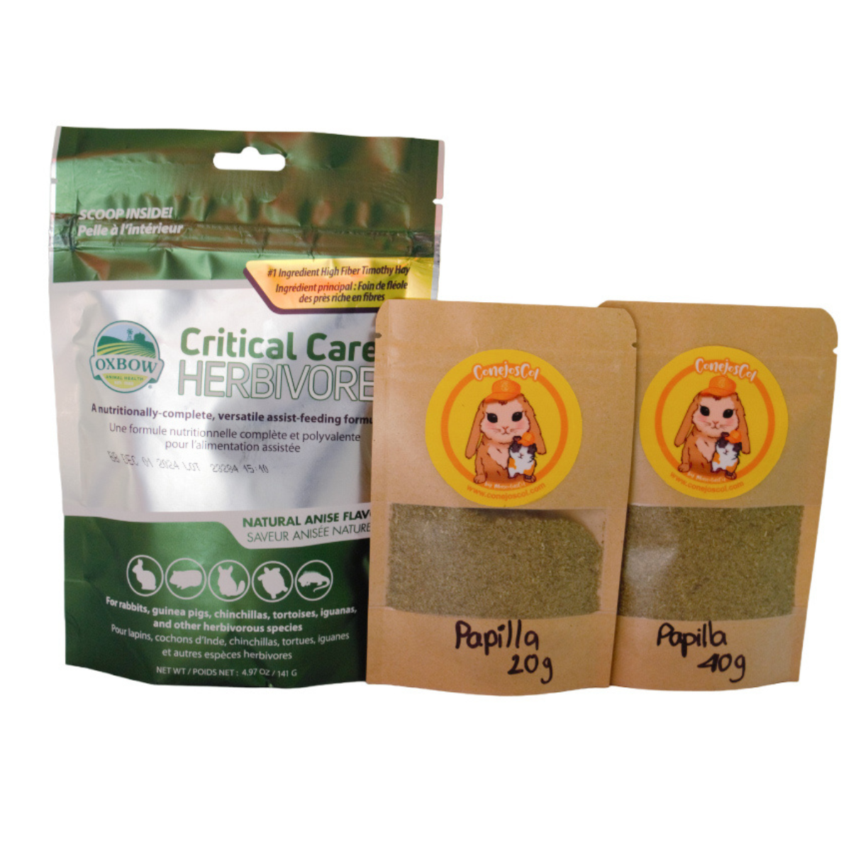 Papilla oxbow critical care papilla nutritiva para conejos