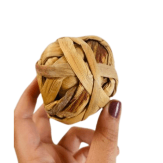 pelota natural para roer y jugar, juguete para cobayas