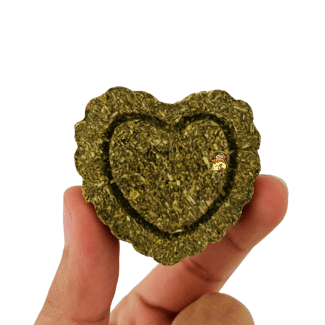 snack a base de heno, galleta premio para conejos