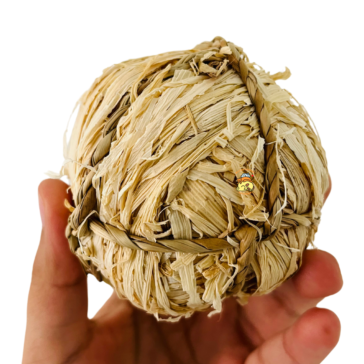 pelota en fibras naturales