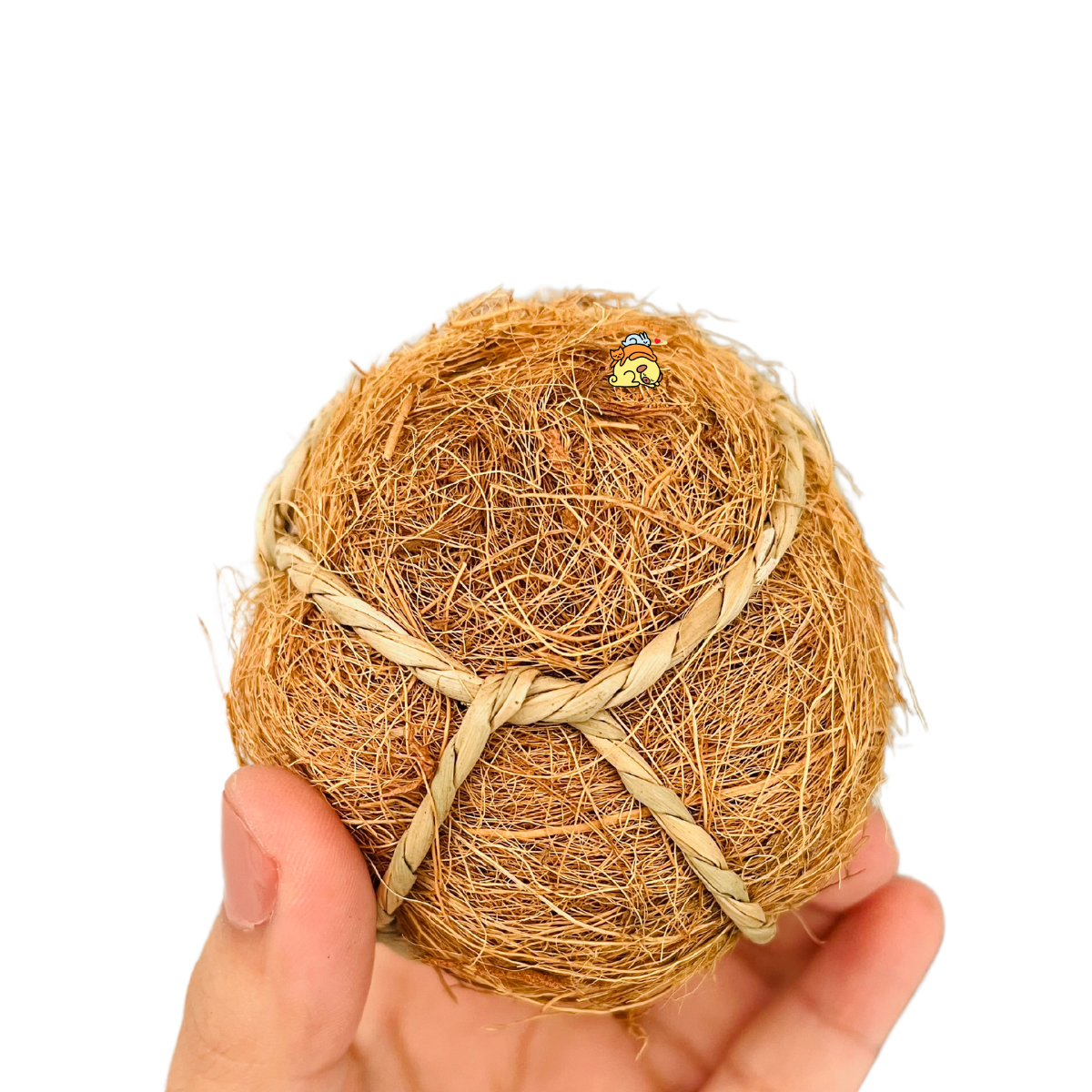 Pelota en fibras naturales juguete para desgaste dental