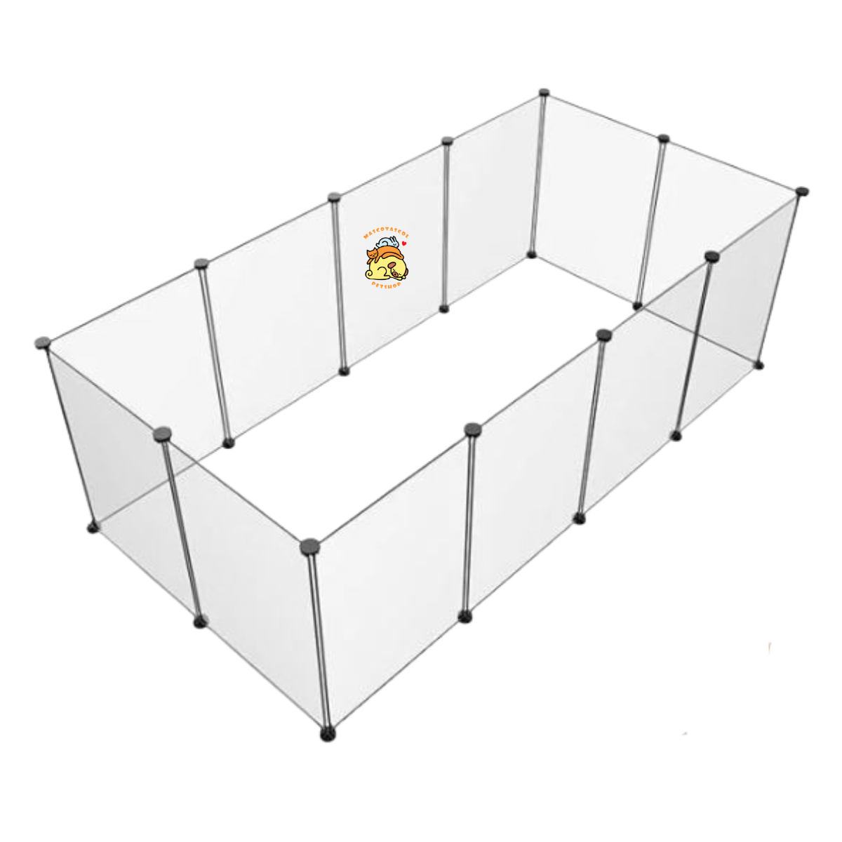 Corral para cobayas 12 paneles