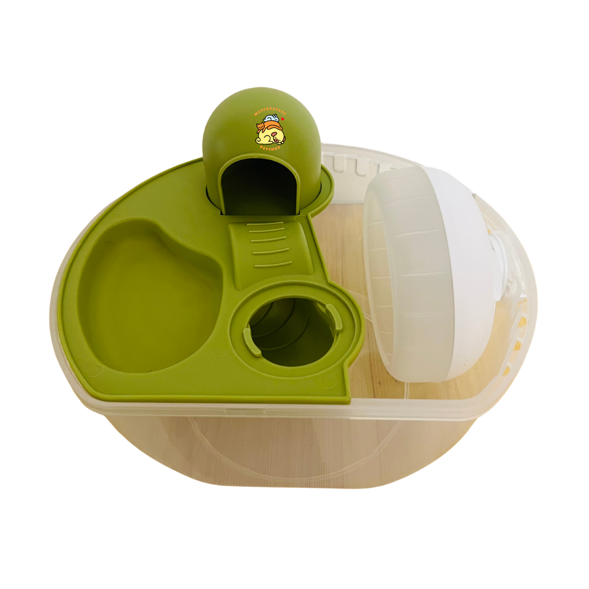 Transportador para hámster 2 Transportador con rueda y bebedero para Hámster Enano ¡Más que un transportador! Lleva a tu hámster seguro, hidratado y entretenido. Incluye rueda y bebedero para que no le falte nada.